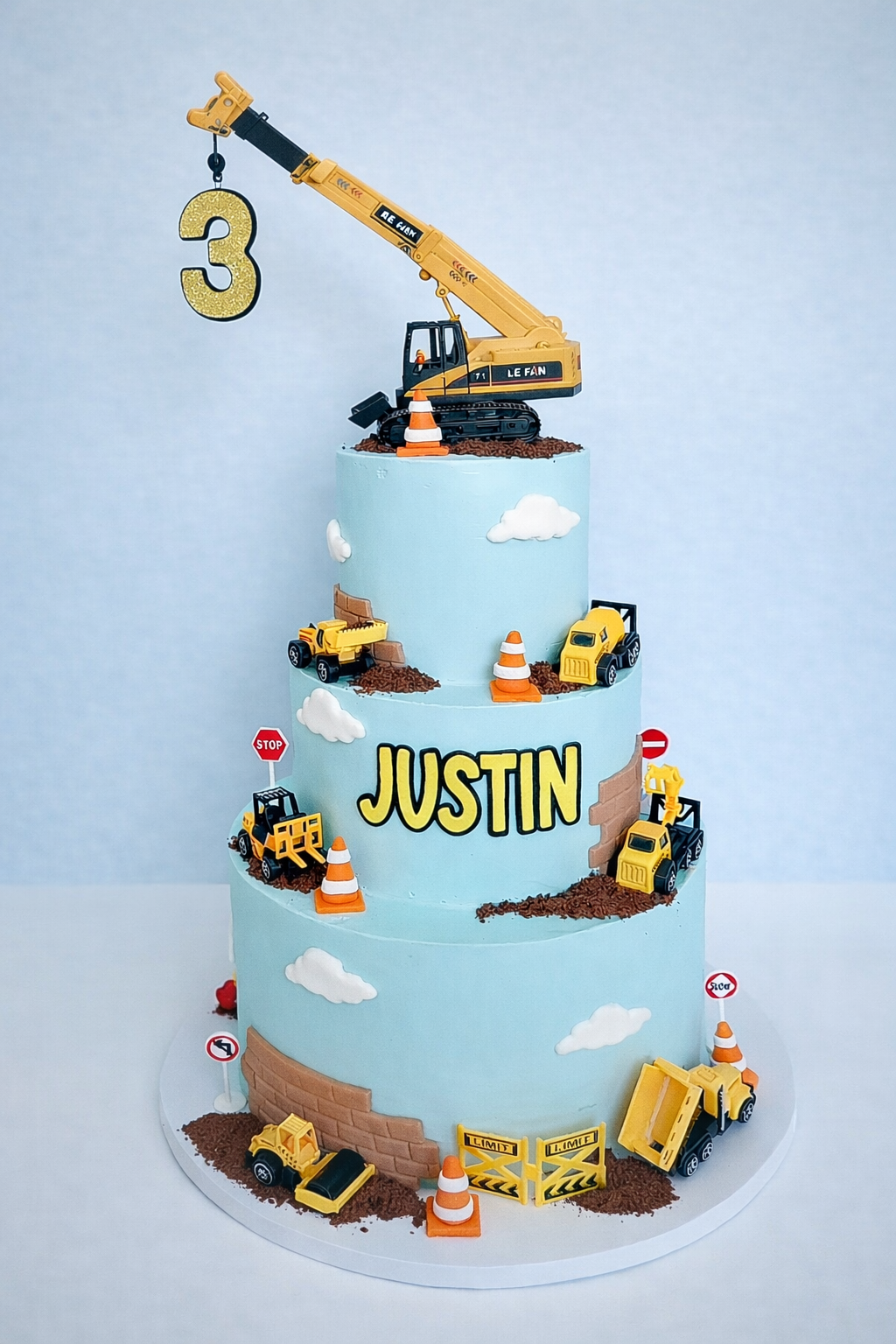 Construction Birthday Cake