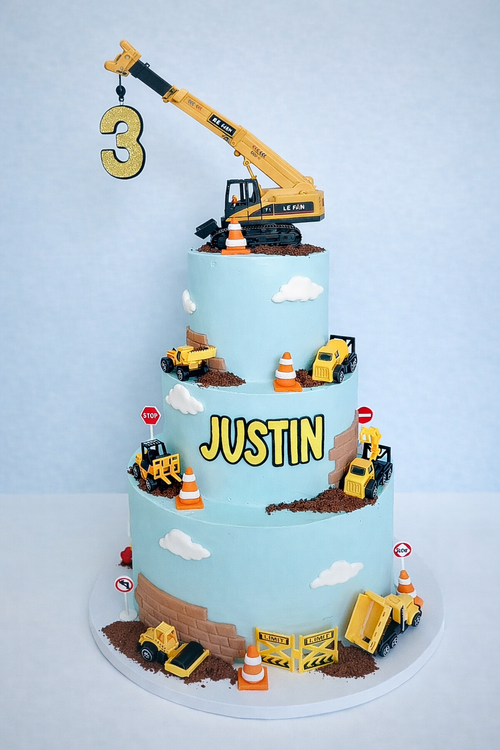 Construction Birthday Cake