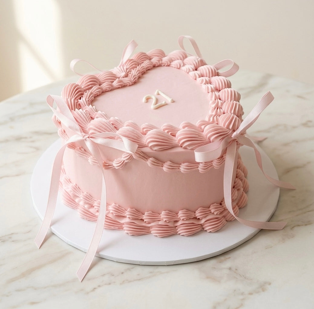 Ribbon Bow Cake