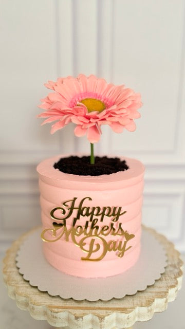 Flower Pot Cake