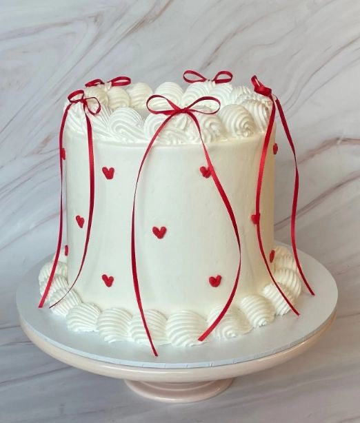 Heart Pattern Cake